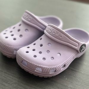 Toddler Lilac Purple Crocs 7C